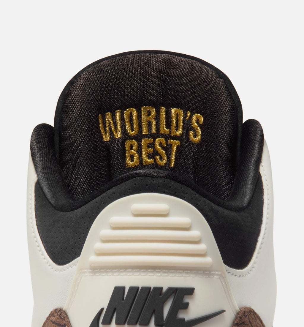 Air Jordan 3 Retro Sail and University Red Men's Lifestyle Shoe
