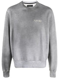 AMIRI faded-effect logo-print sweatshirt