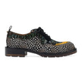 BLACK SCARPE LACED LEATHER BROGUES OXFORDS