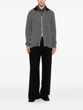 Eleventy zip-up cashmere hood cardigan