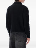 TONYWACK ribbed-knit high-neck jacket
