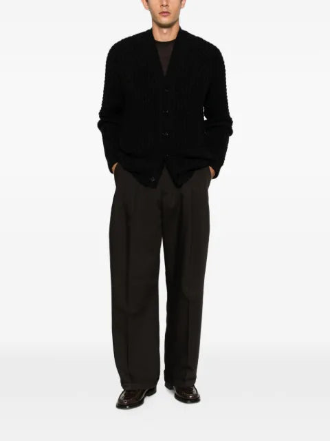 Roberto Collina waffle-knit raglan-sleeve cardigan