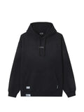 izzue logo-embroidered drawstring hoodie