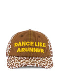 ALEX ZONO cow-print embroidered baseball cap