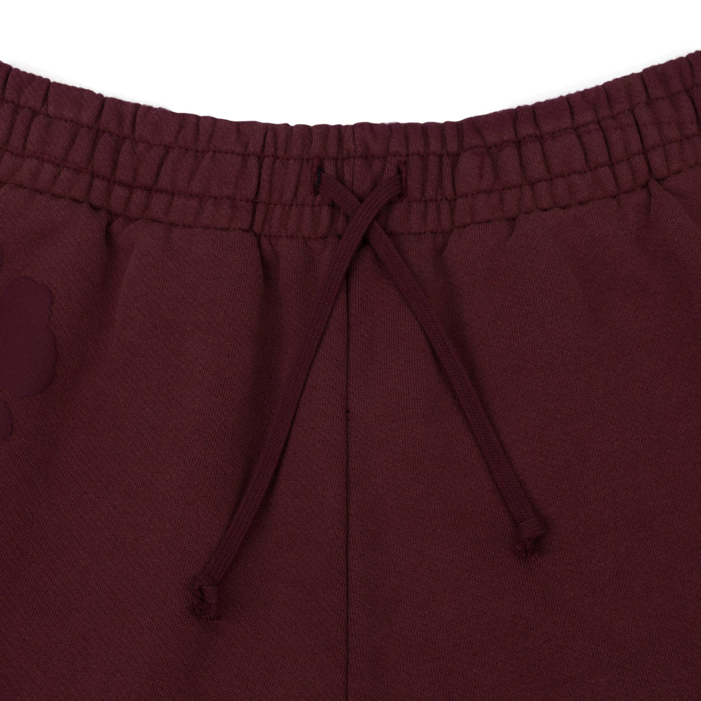 Maroon Mono Wreath Sweatpants 'Beet Root'