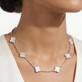 Van Cleef & Arpels Vintage Alhambra Mother Of Pearl 10 Motifs Necklace