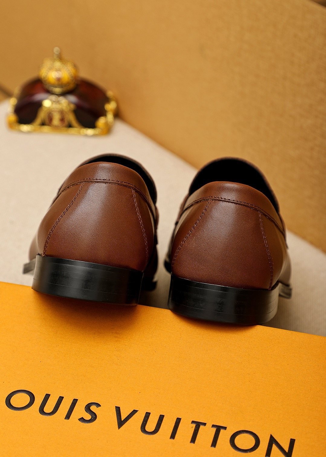 Louis Vuitton Brown Buckle Loafers - Dark Outsole